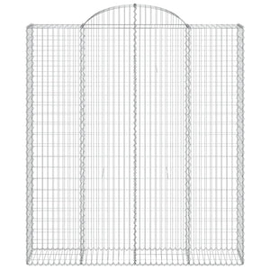 Cesti Gabbioni ad Arco 13 pz 200x50x220/240 cm Ferro Zincato