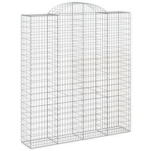 Cesti Gabbioni ad Arco 18 pz 200x50x220/240 cm Ferro Zincato