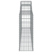 Cesti Gabbioni ad Arco 9 pz 300x30x80/100 cm Ferro Zincato 3146510