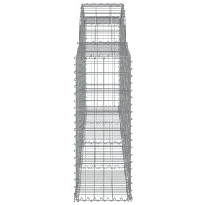 Cesti Gabbioni ad Arco 9 pz 300x30x80/100 cm Ferro Zincato 3146510