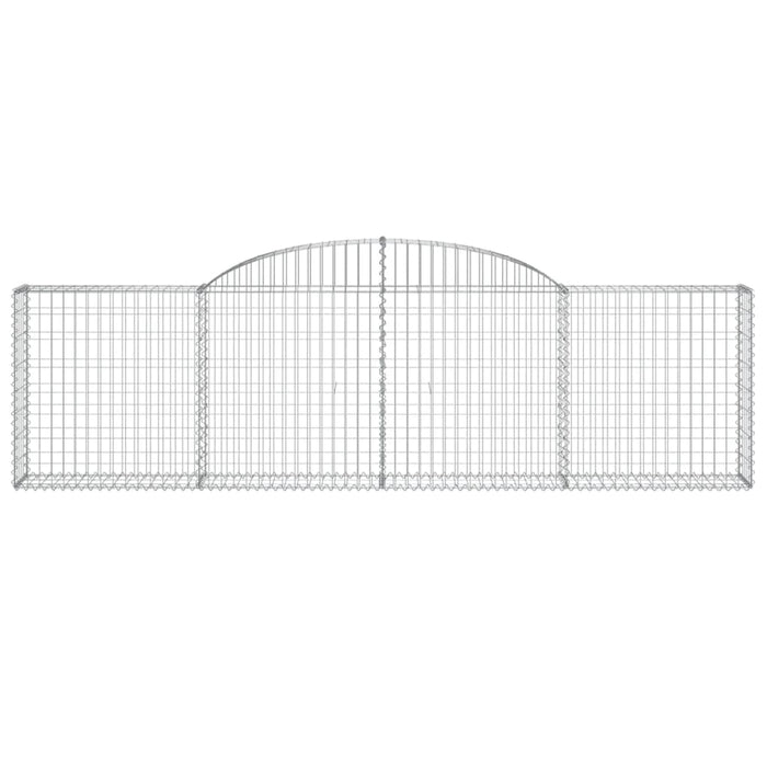 Cesti Gabbioni ad Arco 30 pz 300x30x80/100 cm Ferro Zincato