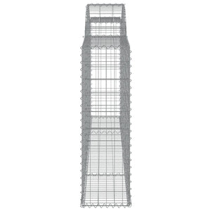 Cesti Gabbioni ad Arco 5 pz 300x30x100/120 cm Ferro Zincato 3146524