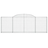 Cesti Gabbioni ad Arco 12 pz 300x30x100/120 cm Ferro Zincato