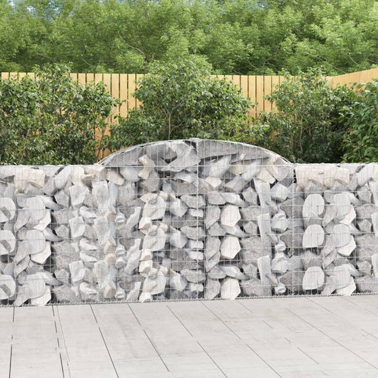 Cesti Gabbioni ad Arco 25 pz 300x30x100/120 cm Ferro Zincatocod mxl 76122