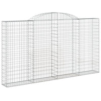 Cesti Gabbioni ad Arco 5 pz 300x30x160/180 cm Ferro Zincato 3146578