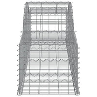 Cesti Gabbioni ad Arco 10 pz 300x30x40/60 cm Ferro Zincato 3146655