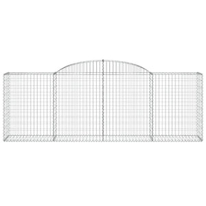 Cesti Gabbioni ad Arco 9 pz 300x50x100/120 cm Ferro Zincato 3146708