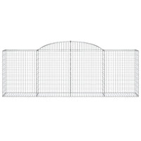 Cesti Gabbioni ad Arco 11 pz 300x50x100/120 cm Ferro Zincato 3146710