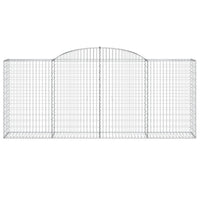 Cesti Gabbioni ad Arco 3 pz 300x50x120/140 cm Ferro Zincato 3146720