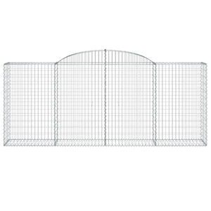 Cesti Gabbioni ad Arco 3 pz 300x50x120/140 cm Ferro Zincato 3146720