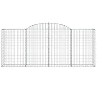 Cesti Gabbioni ad Arco 8 pz 300x50x120/140 cm Ferro Zincato 3146725