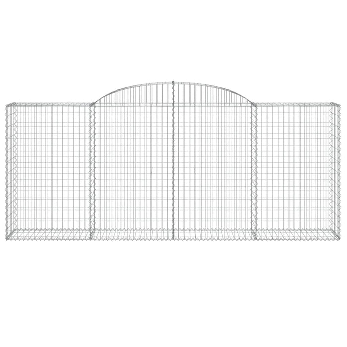 Cesti Gabbioni ad Arco 17 pz 300x50x120/140 cm Ferro Zincato