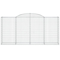 Cesti Gabbioni ad Arco 5 pz 300x50x140/160 cm Ferro Zincato 3146740