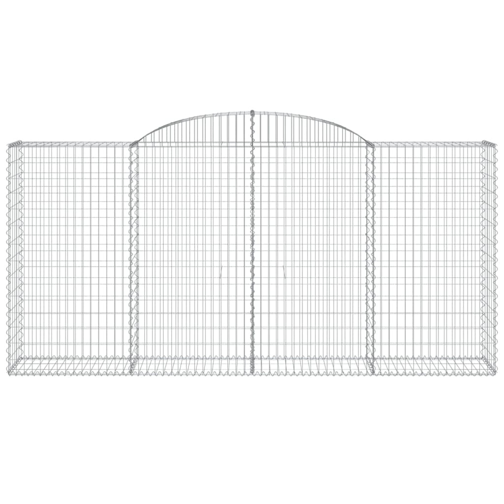 Cesti Gabbioni ad Arco 13 pz 300x50x140/160 cm Ferro Zincato 3146748