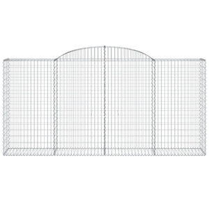 Cesti Gabbioni ad Arco 25 pz 300x50x140/160 cm Ferro Zincato 3146752