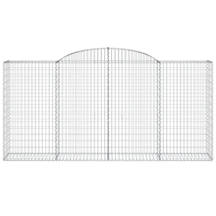 Cesti Gabbioni ad Arco 25 pz 300x50x140/160 cm Ferro Zincato 3146752