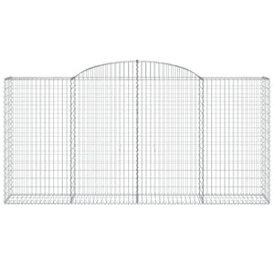 Cesti Gabbioni ad Arco 30 pz 300x50x140/160 cm Ferro Zincato 3146753