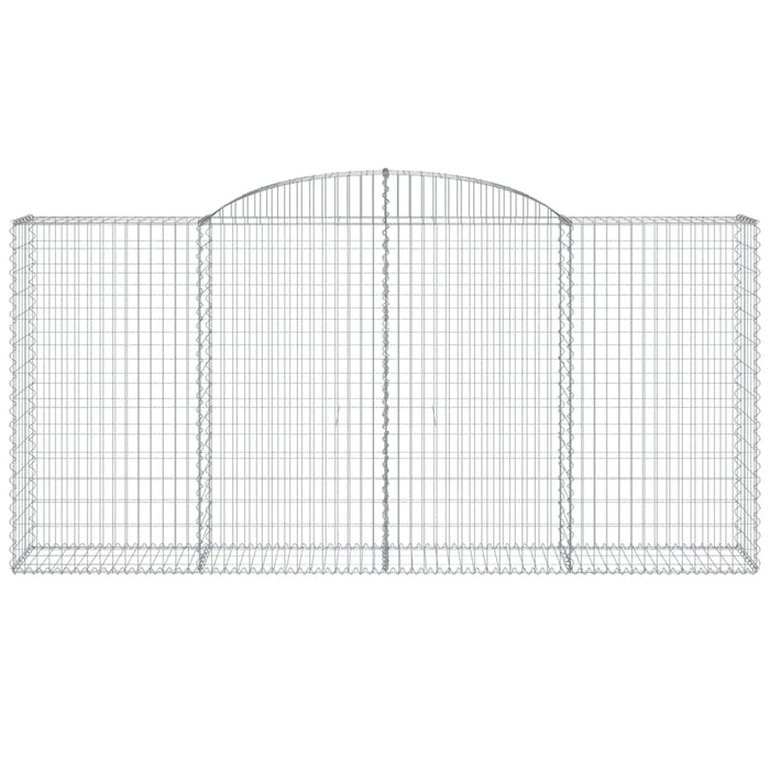 Cesti Gabbioni ad Arco 30 pz 300x50x140/160 cm Ferro Zincato 3146753