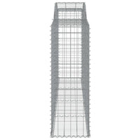 Cesti Gabbioni ad Arco 30 pz 300x50x140/160 cm Ferro Zincato 3146753