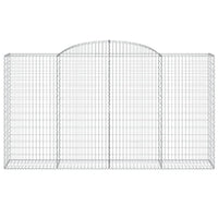 Cesti Gabbioni ad Arco 9 pz 300x50x160/180 cm Ferro Zincato 3146762