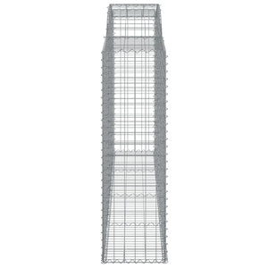 Cesti Gabbioni ad Arco 11 pz 300x50x160/180 cm Ferro Zincato 3146764