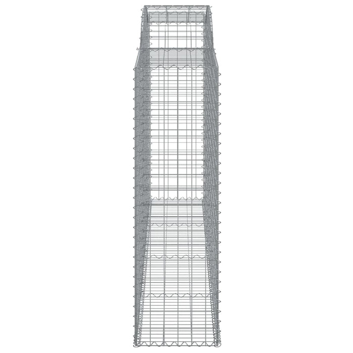 Cesti Gabbioni ad Arco 13 pz 300x50x160/180 cm Ferro Zincato