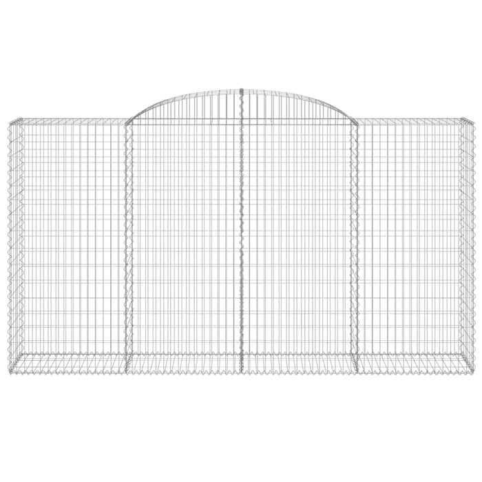 Cesti Gabbioni ad Arco 25 pz 300x50x160/180 cm Ferro Zincato