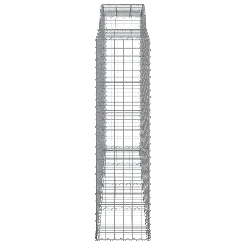 Cesti Gabbioni ad Arco 5 pz 300x50x180/200 cm Ferro Zincato 3146776