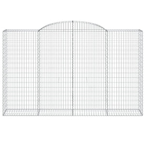 Cesti Gabbioni ad Arco 8 pz 300x50x180/200 cm Ferro Zincato