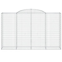 Cesti Gabbioni ad Arco 20 pz 300x50x180/200 cm Ferro Zincato 3146787