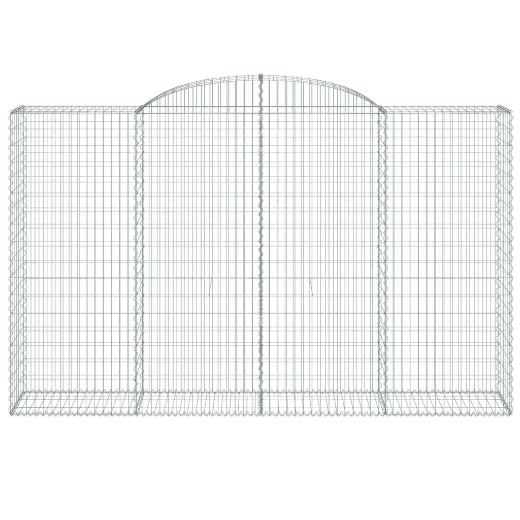 Cesti Gabbioni ad Arco 20 pz 300x50x180/200 cm Ferro Zincato