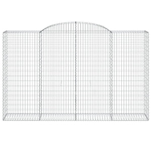 Cesti Gabbioni ad Arco 25 pz 300x50x180/200 cm Ferro Zincato