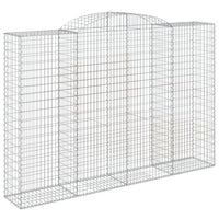 Cesti Gabbioni ad Arco 4 pz 300x50x200/220 cm Ferro Zincato