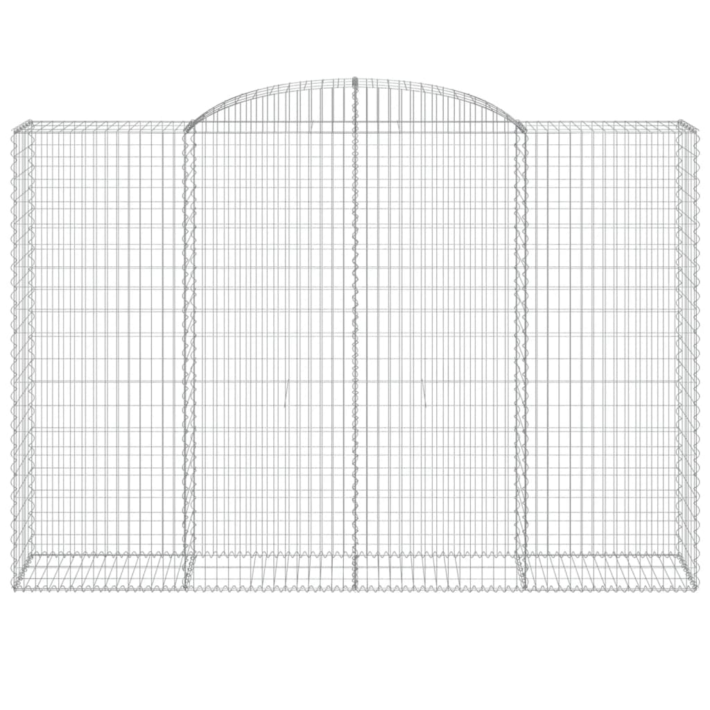 Cesti Gabbioni ad Arco 5 pz 300x50x200/220 cm Ferro Zincato 3146794