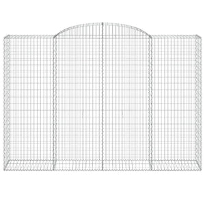 Cesti Gabbioni ad Arco 5 pz 300x50x200/220 cm Ferro Zincato 3146794