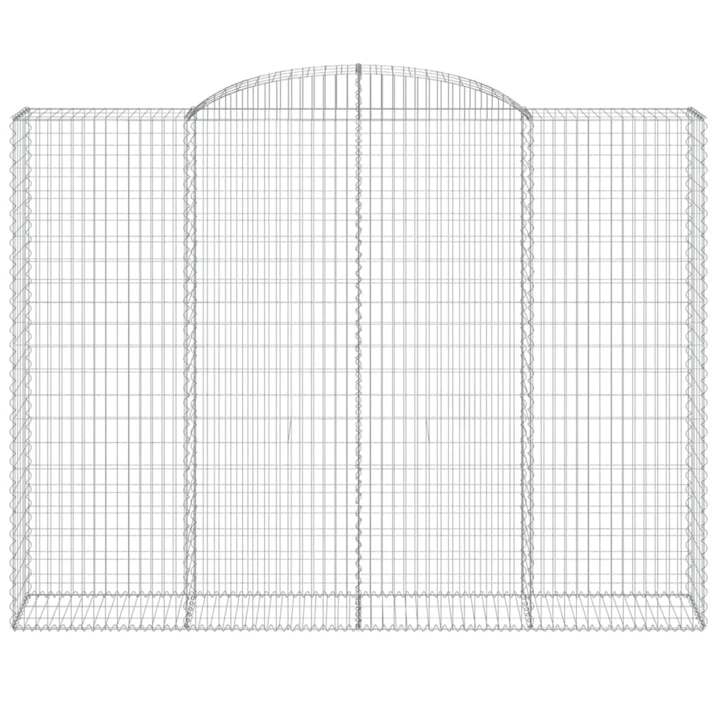 Cesti Gabbioni ad Arco 3 pz 300x50x220/240 cm Ferro Zincato 3146810