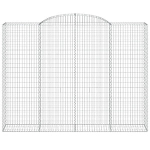 Cesti Gabbioni ad Arco 3 pz 300x50x220/240 cm Ferro Zincato 3146810