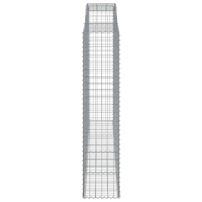 Cesti Gabbioni ad Arco 3 pz 300x50x220/240 cm Ferro Zincato 3146810