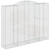 Cesti Gabbioni ad Arco 7 pz 300x50x220/240 cm Ferro Zincato 3146814