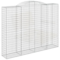 Cesti Gabbioni ad Arco 8 pz 300x50x220/240 cm Ferro Zincato