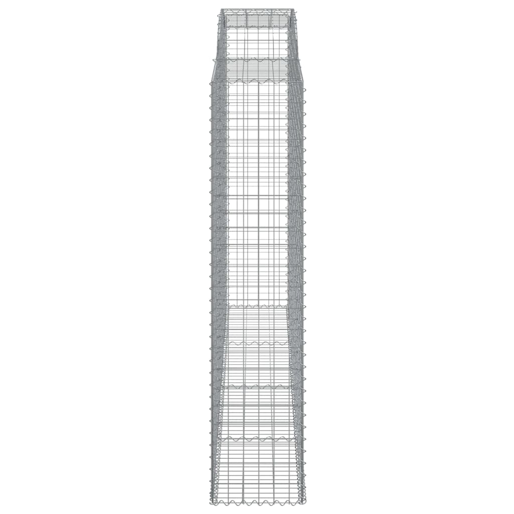 Cesti Gabbioni ad Arco 12 pz 300x50x220/240 cm Ferro Zincato 3146819