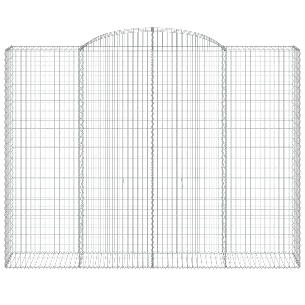 Cesti Gabbioni ad Arco 13 pz 300x50x220/240 cm Ferro Zincato