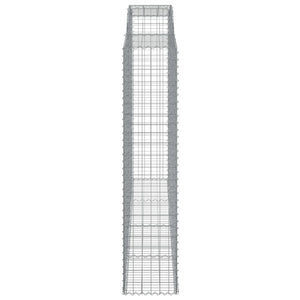 Cesti Gabbioni ad Arco 15 pz 300x50x220/240 cm Ferro Zincato