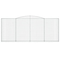 Cesti Gabbioni ad Arco 7 pz 400x30x160/180 cm Ferro Zincato