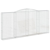 Cesti Gabbioni ad Arco 4 pz 400x30x180/200 cm Ferro Zincato 3146920