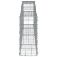 Cesti Gabbioni ad Arco 5 pz 400x50x100/120 cm Ferro Zincato