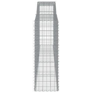 Cesti Gabbioni ad Arco 5 pz 400x50x140/160 cm Ferro Zincato 3147025