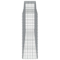 Cesti Gabbioni ad Arco 15 pz 400x50x140/160 cm Ferro Zincato 3147031