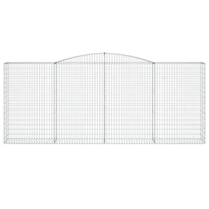 Cesti Gabbioni ad Arco 3 pz 400x50x160/180 cm Ferro Zincato 3147036