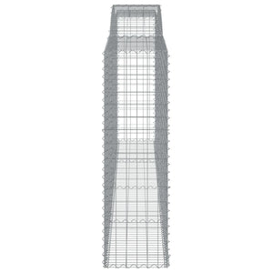 Cesti Gabbioni ad Arco 25 pz 400x50x160/180 cm Ferro Zincato